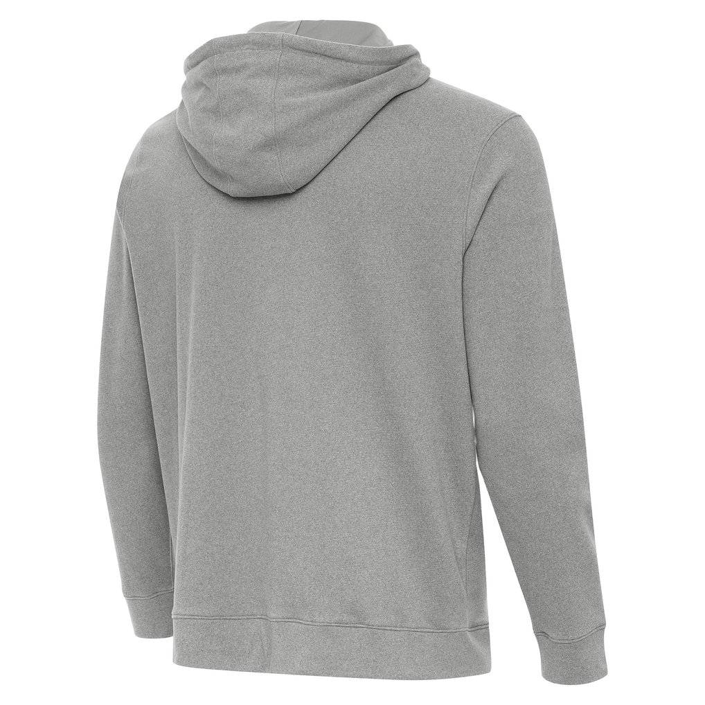  Ty Gibbs Antigua Cloud Pullover Hoodie - Heather Gray